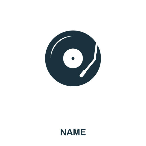 Vinyl icon. Line style icon design. UI. Illustration of vinyl icon. Pictogram isolated on white. Ready to use in web design, apps, software, print. Vinyl icon. Line style icon design. UI. Illustration of vinyl icon. Pictogram isolated on white. Ready to use in web design, apps, software, print dj logo stock illustrations