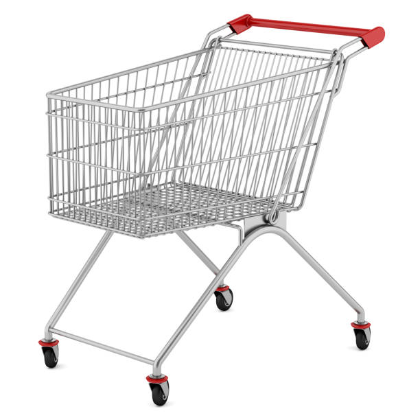 istock empty shopping cart isolated on white background 990888924