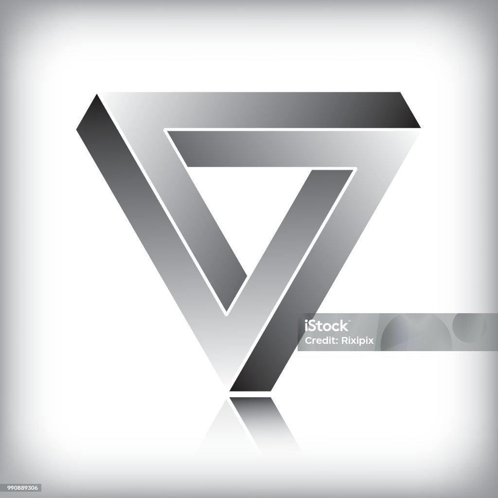 Impossible Triangle Problem Impossible Triangle Stock Illustration - Download Image Now - Triangle ...