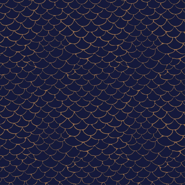 추상적인 패턴 양식된 스케치 패턴 원활한 벡터 패턴 - color image colored background blue background animal stock illustrations