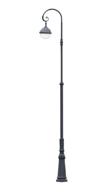istock Street lamppost, isolated 990916526