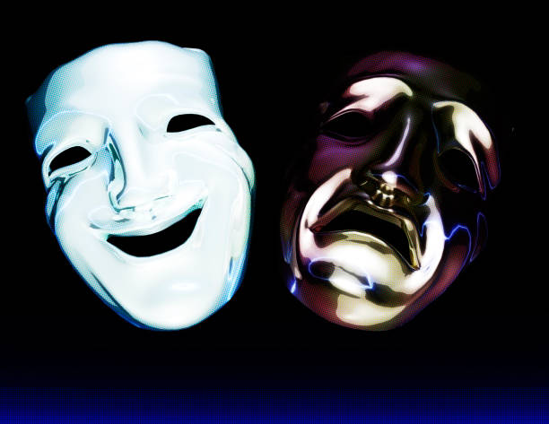 istock Digital 3D Illustration of Theater Masks 990945180
