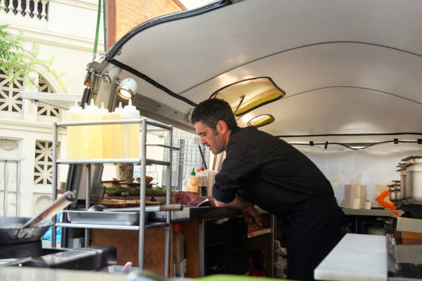 istock Food truck wok 990958220
