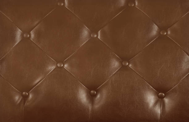 istock Closeup brown leather texture for background and design. 991018554