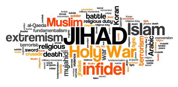 heiliger krieg - jihad - jihad stock-fotos und bilder