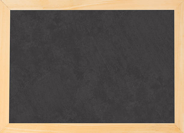 istock Blank schoolchalk board with a texture in wooden frame 991063942