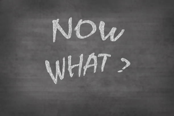 istock Now what sign on the school chalkboard 991067484