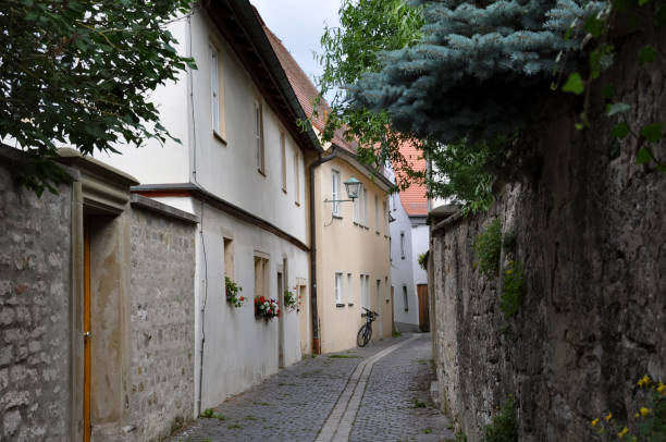 istock Row of Homes Along Cobblestone Street 991073376