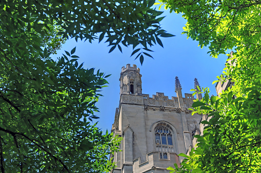 Chicago, Illinois, USA - June 23, 2018  - The University of Chicago, located in the Hyde Park neighborhood.