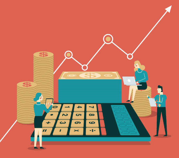 статистический отчет - growth business improvement investment stock illustrations