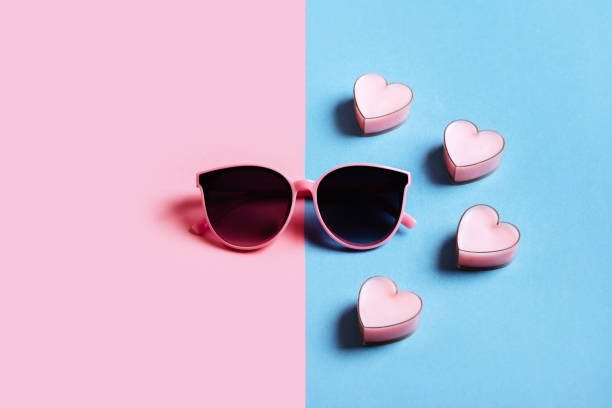 istock sunglasses isolated on a pink and blue background 991101952
