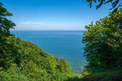 View from the chalk cliffs near Sassnitz