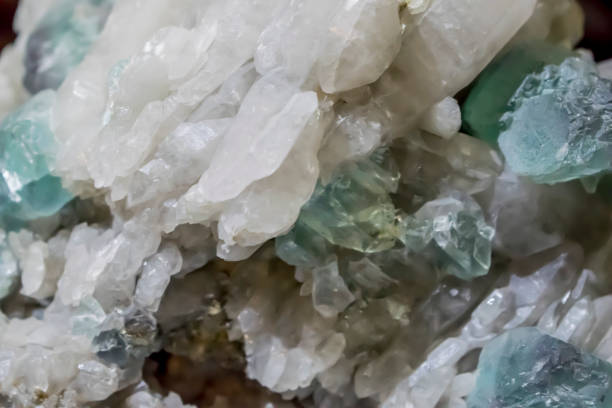 istock stone texture mineral fuurite in quartz 991115160