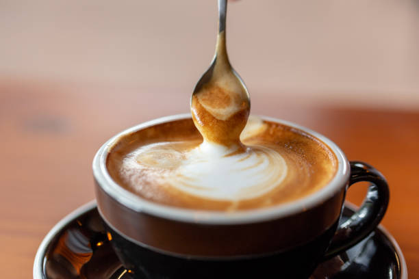 istock Backgrounds of Latte coffee. 991118344