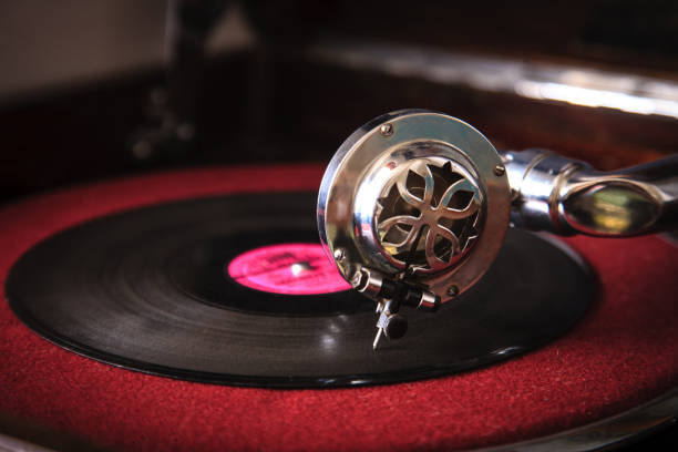 istock Needle of an old gramophone close-up. 991137744