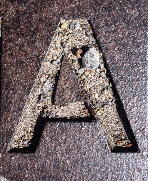 istock Written Wording in Distressed State Typography Found Letter A 991137940