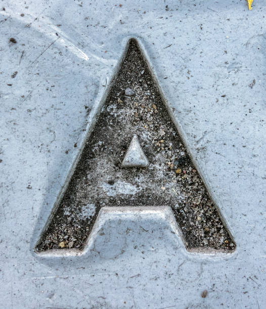 istock Written Wording in Distressed State Typography Found Letter A 991138528