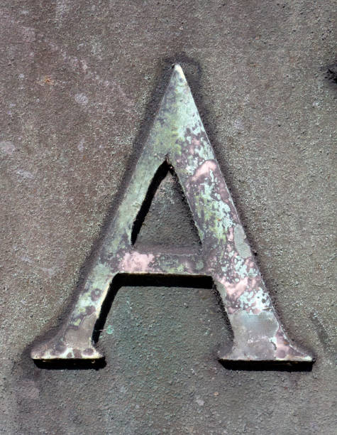 istock Written Wording in Distressed State Typography Found Letter A 991141810