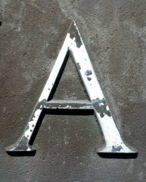 istock Written Wording in Distressed State Typography Found Letter A 991142062
