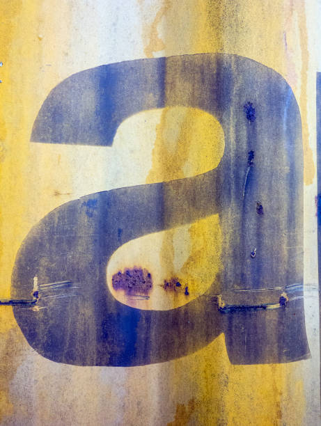 istock Written Wording in Distressed State Typography Found Letter A 991143444