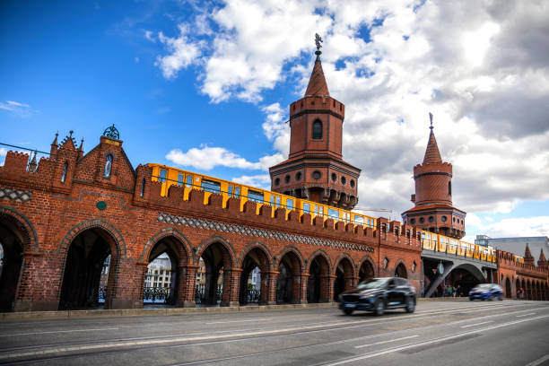 istock Berlin, Oberbaum Bridge with Spree river at sunset, Germany 991144174