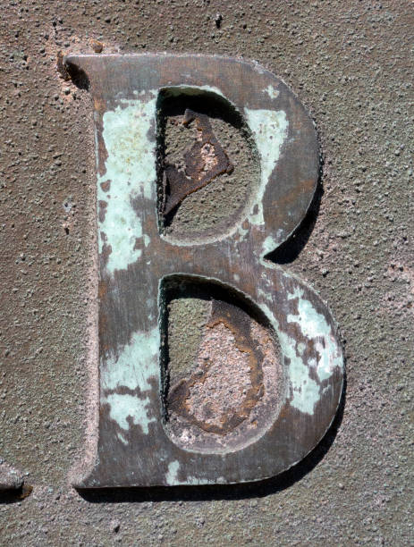 istock Written Wording in Distressed State Typography Found Letter B 991149826
