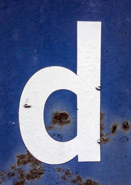 istock Written Wording in Distressed State Typography Found Letter D 991156484