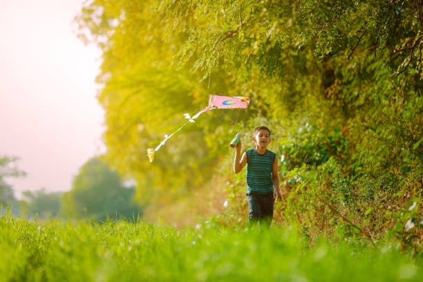 istock indian child playing with kite 991161718
