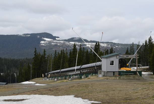 istock off season ski hill; Vancouver Island BC Canada 991188690