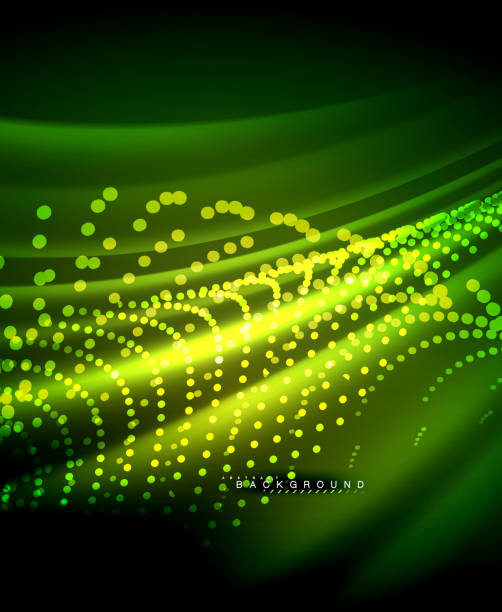 istock Neon glowing techno lines, hi-tech futuristic abstract background template with square shapes 991215294