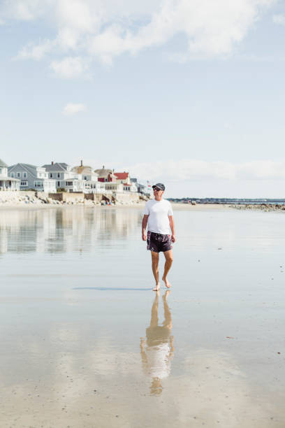 adult, USA, Wells maine, beach