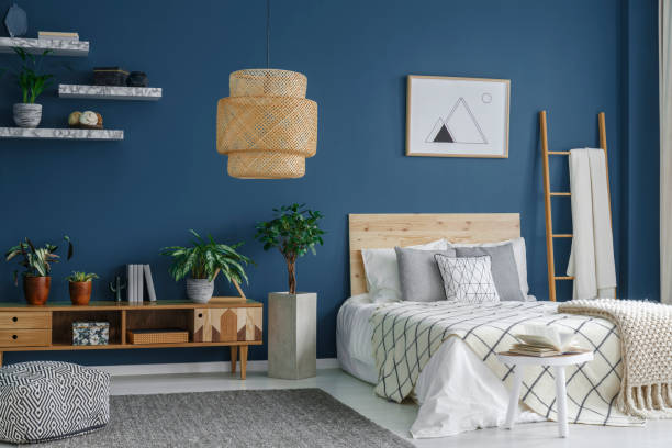 istock Side view of bedroom 991245808