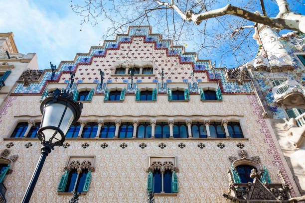 BARCELONA - MARCH, 2018: Casa Amatller in Barcelona Spain