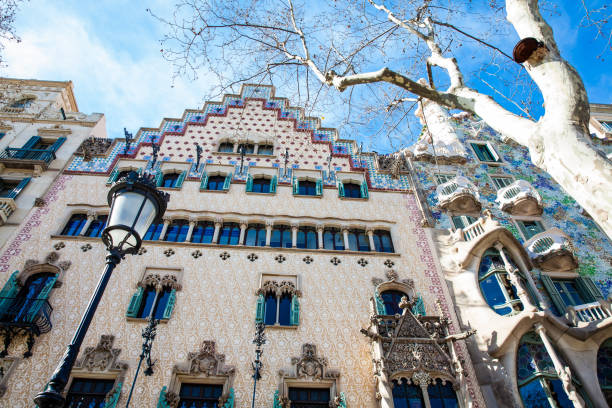 casa amatller w barcelonie hiszpania - cadafalch zdjęcia i obrazy z banku zdjęć