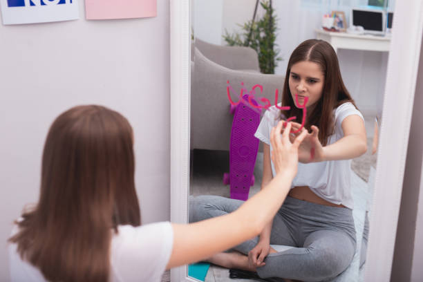 istock Wroth teen girl detesting herself 991250134