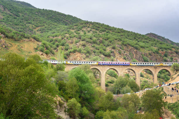 istock Railway bridge near Bisheh village. Iran 991255282