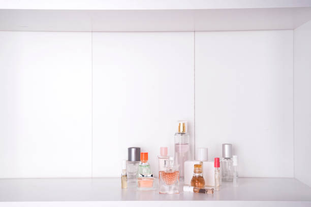 istock Set of various woman perfumes isolated o white background. 991266664