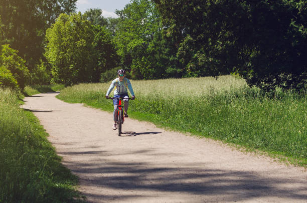 istock The cyclist in motion riding bicycle road 991301410