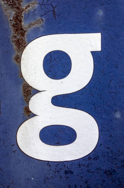 istock Written Wording in Distressed State Typography Found Letter G 991307778