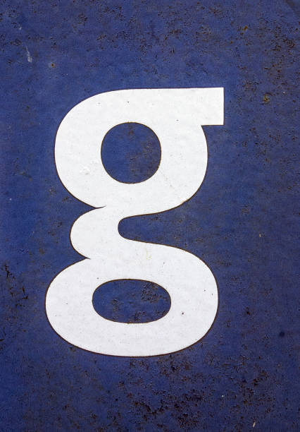 istock Written Wording in Distressed State Typography Found Letter G 991307868
