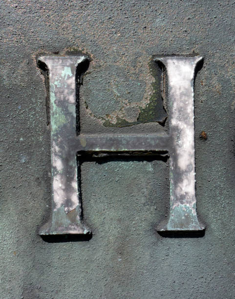 istock Written Wording in Distressed State Typography Found Letter H 991312776