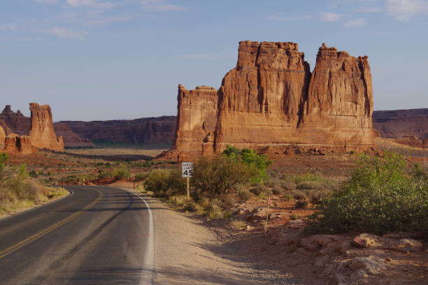 istock Desert road, Arches National Park, USA 991367706