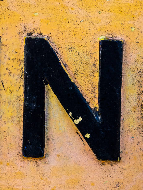 istock Written Wording in Distressed State Typography Found Letter N 991369974
