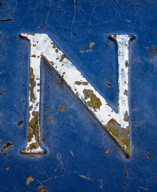 istock Written Wording in Distressed State Typography Found Letter N 991370620