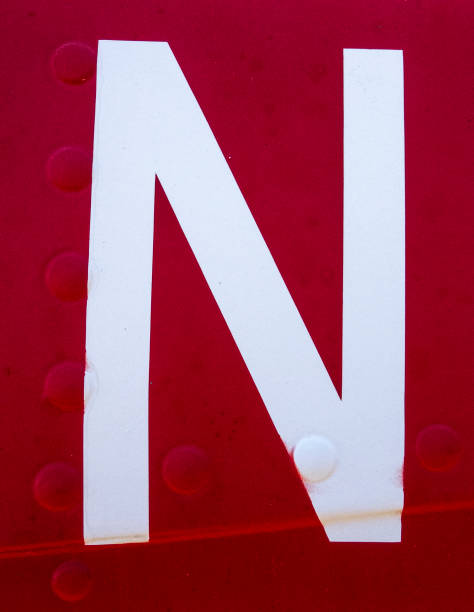 istock Written Wording in Distressed State Typography Found Letter N 991372152