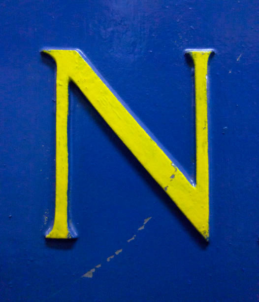 istock Written Wording in Distressed State Typography Found Letter N 991372632