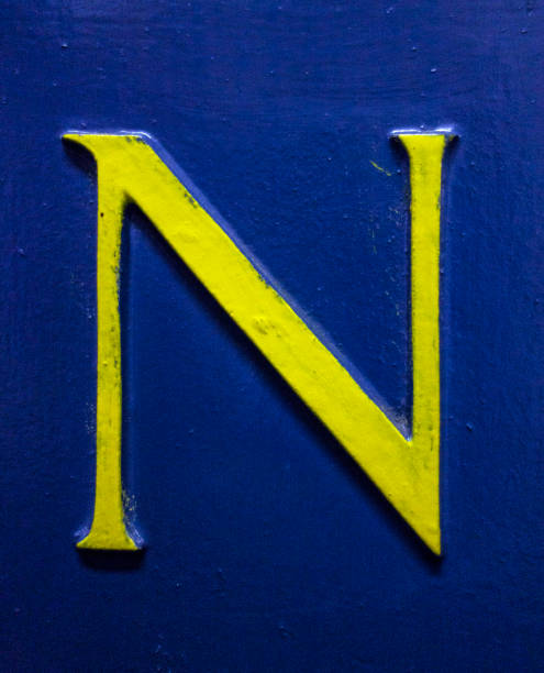 istock Written Wording in Distressed State Typography Found Letter N 991372770