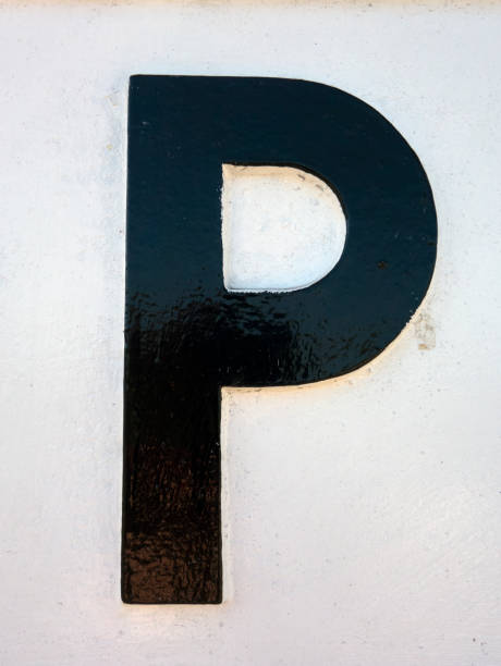 istock Written Wording in Distressed State Typography Found Letter P 991375122