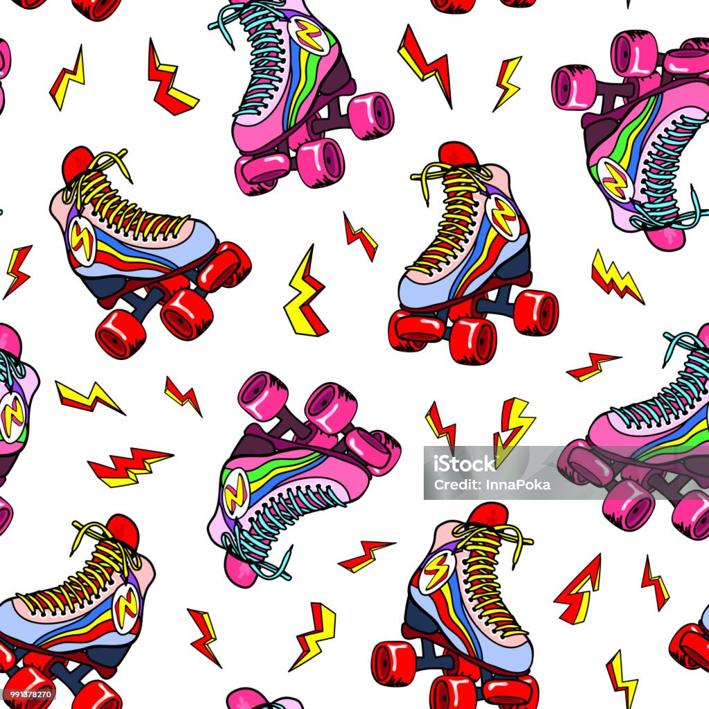 Giày Trượt Derby Con Lăn Retro Với Mô Hình Sét Đánh Liền Mạch Minh ...