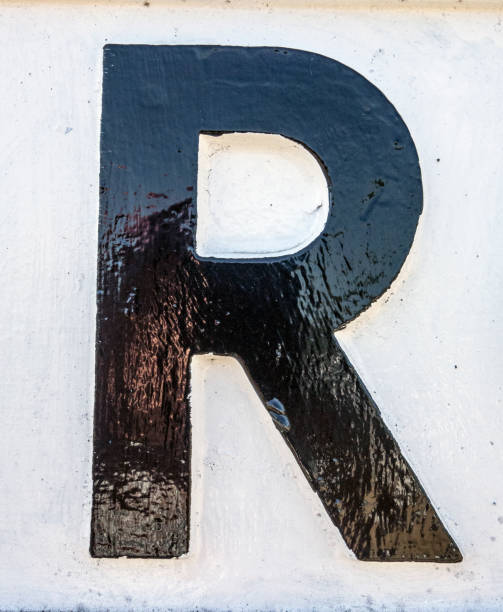 istock Written Wording in Distressed State Typography Found Letter R 991378526